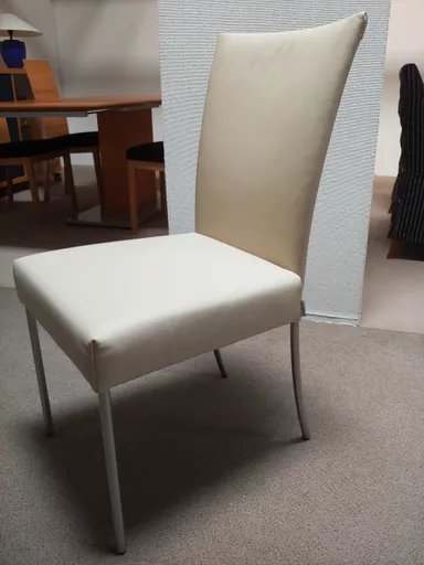 4x Stuhl in echt Leder
