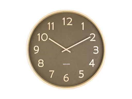 Karlsson Wanduhr Pure Wood Grain Medium