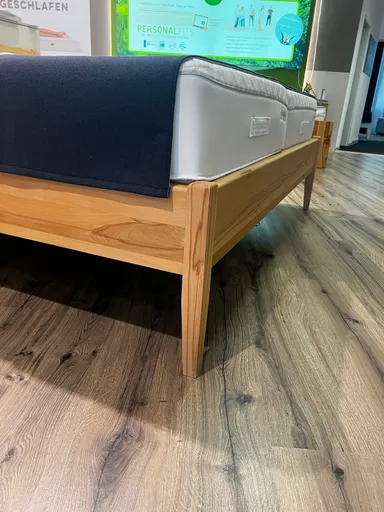 Bett Kernbuche massiv geölt