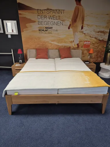 Doppelbett Eiche