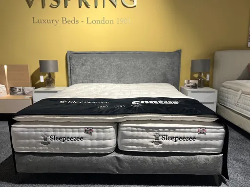 Boxspringbett Contur 2700 Stoff Oxford 805 ca. 180x 200 cm
