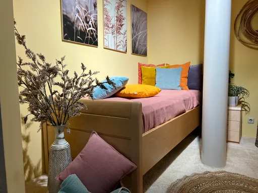 Disselkamp Comfort V Schlafzimmer Birke Champagner furniert Schlafzimmermöbel Set komplett