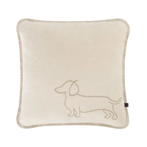 Kissenhülle, 50x50 cm, beige 33, we love dogs