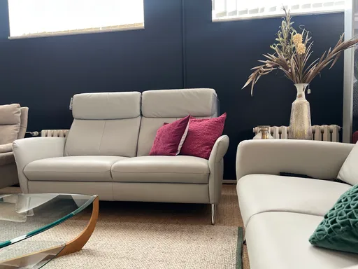 Polstergarnitur Natura Fresno Leder 2-Sitzer und 2,5-Sitzer Sofa 