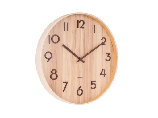 Karlsson Wanduhr Pure Medium Light Wood