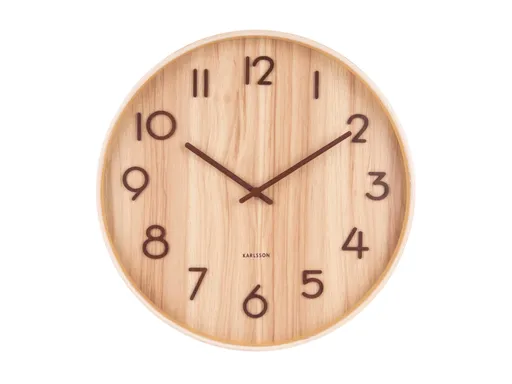 Karlsson Wanduhr Pure Medium Light Wood