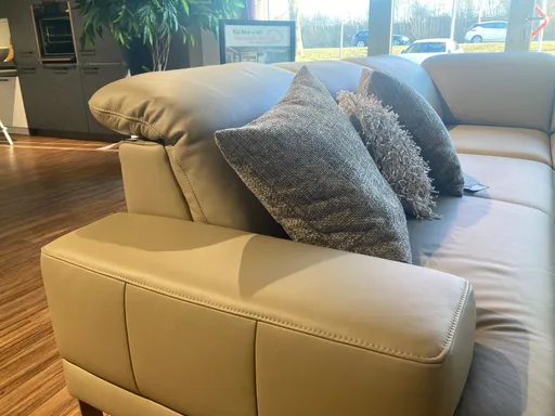 Ledersofa BRANDY mit Sitzverstellung - in Dillingen