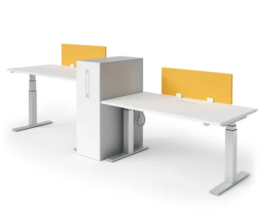 Büro-Einzeltisch "Sit & Stand" von Quadrifoglio