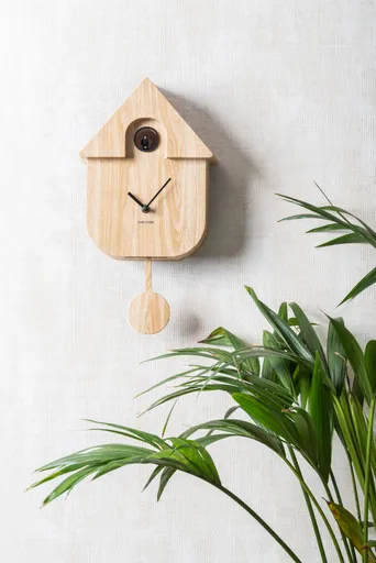 Karlsson Modern Cuckoo, light wood