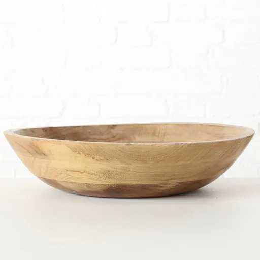 Deko Holzschale Michel groß Schale aus Mangoholz 44 cm 