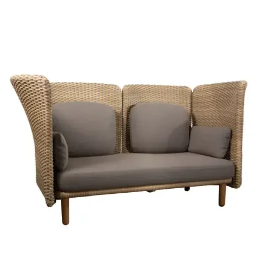 Cane-line Arch 2-Sitzer Sofa mit hohe Arm-/Rückenlehne