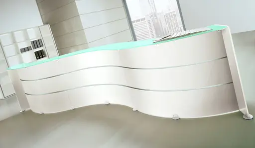 Empfangstisch "Reception Glass" von Quadrifoglio