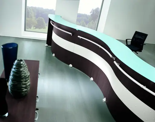 Empfangstisch "Reception Glass" von Quadrifoglio