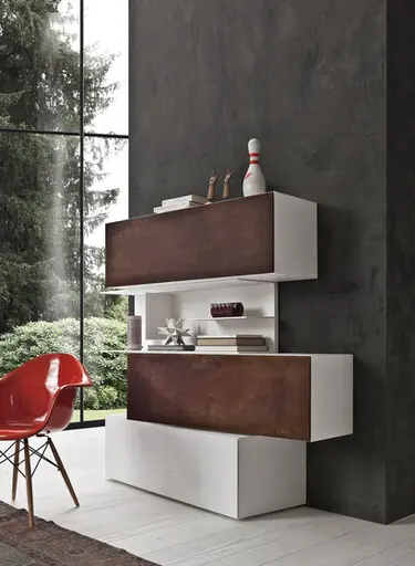 Schrank "InclinART Cor-ten" von Presotto