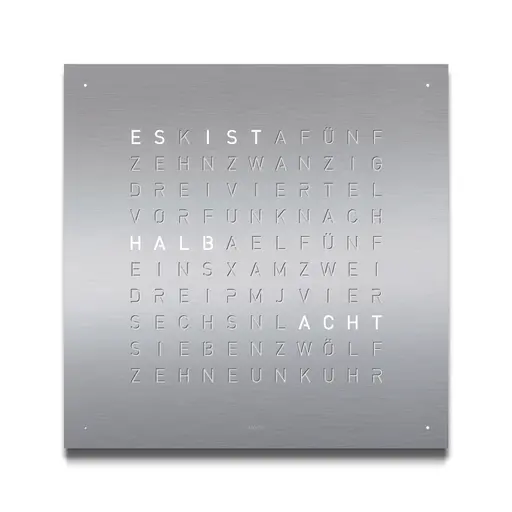 QLOCKTWO CLASSIC STAINLESS STEEL