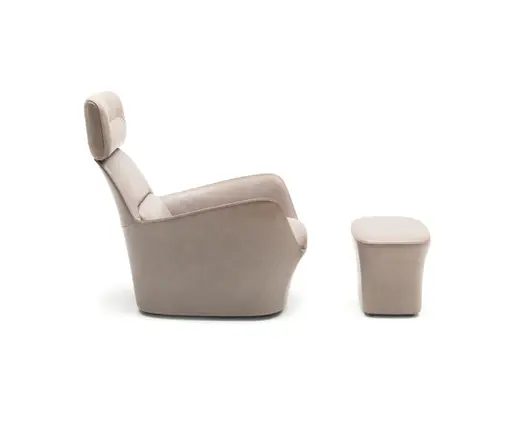 Sessel mit Hocker "DS 110" von De Sede