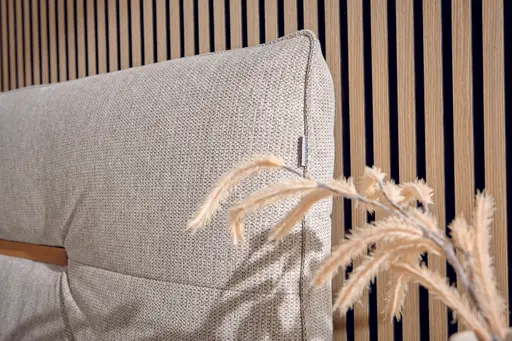 Boxspringbett Natura Alpin 180 x 200 cm mit 2 Beistelltischen