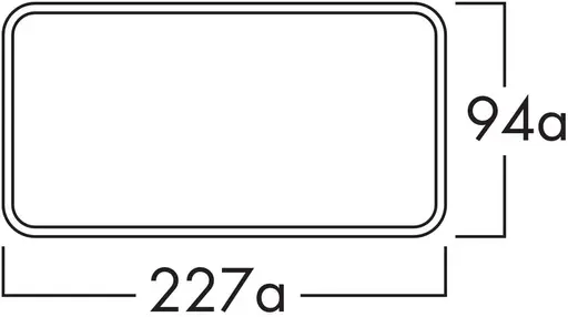 Naber 4043072 Turbo® 150 Mauerkasten inkl. THERMOBOX, weiß, Edelstahl, Rechteckanschluss/Compair flow (System Ø 150)