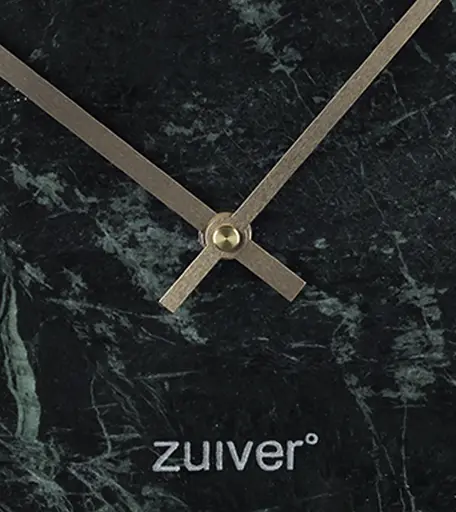 Zuiver Wanduhr Marmor Marble grün 