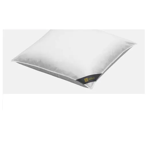 Gänsedaunenkissen Gold 80x80 cm