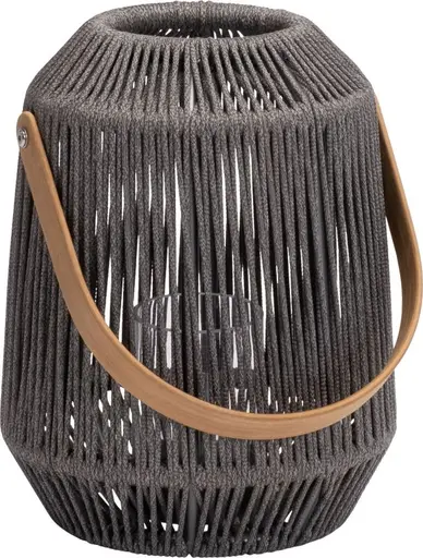 NELE Laterne hellgrau