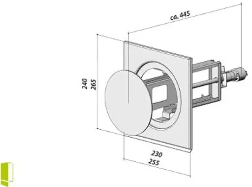 berbel Mauerkasten ferngesteuert BMK-F 150 1001330
