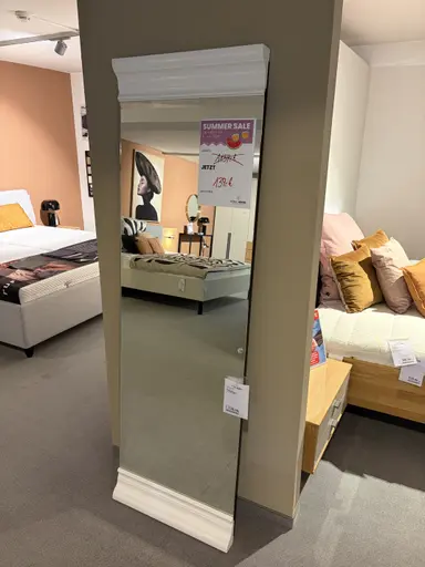 Holzspiegel weiß hochglanz 