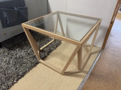 Couchtisch Eiche geseift 60x60cm