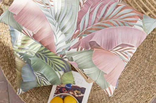 Kissen Platano, Wasserabweisend, rose, 40 x 60 cm