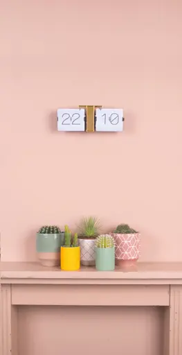 Karlsson Flip-Clock, Weiß