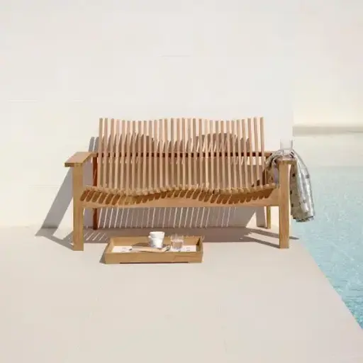 Cane-line Amaze 2-Sitzer Bank, stapelbar