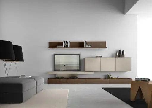 Wohnwand "I-modulART" von Presotto