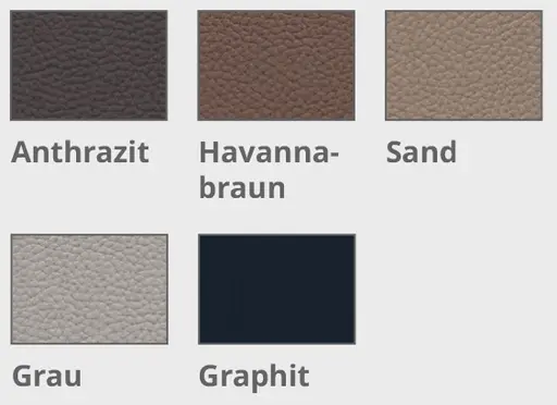 5 Farben Microfaser in Lederdesign