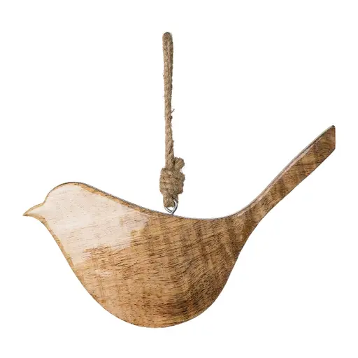 Deko-Anhänger aus Holz Vogel Mitbringsel Hängedeko