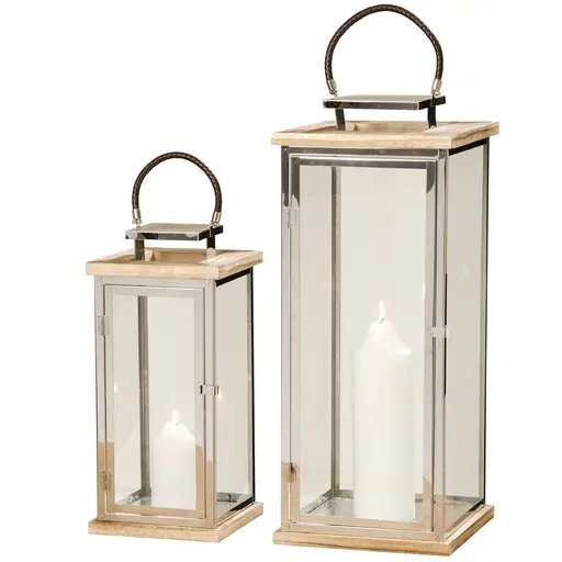 Laterne Arena 2er-Set Windlicht Deko