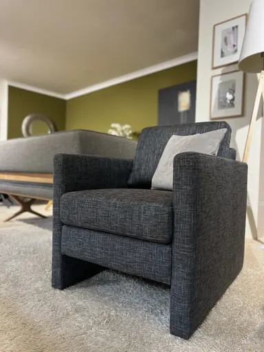 Sessel Global Florencia mit Armlehnen klassisch grau 