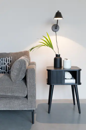 Wandlampe Lub schwarz Wandleuchte Vintage 