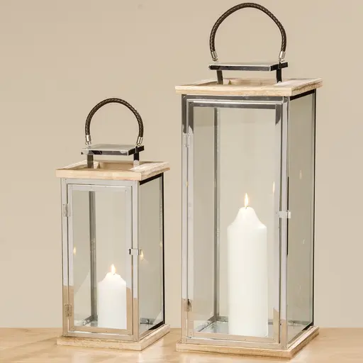 Laterne Arena 2er-Set Windlicht Deko