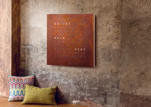 QLOCKTWO LARGE CREATOR’S EDITION RUST