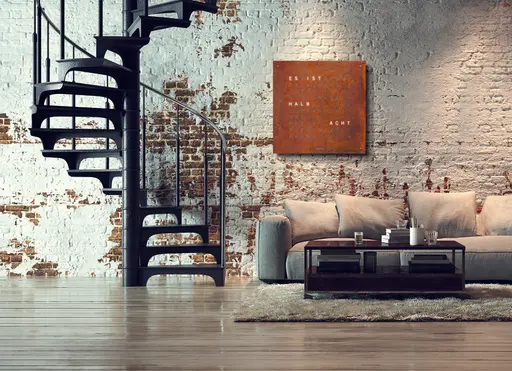 QLOCKTWO LARGE CREATOR’S EDITION RUST