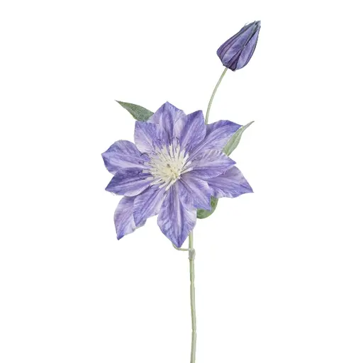 Clematis Kunstblume 45cm blau