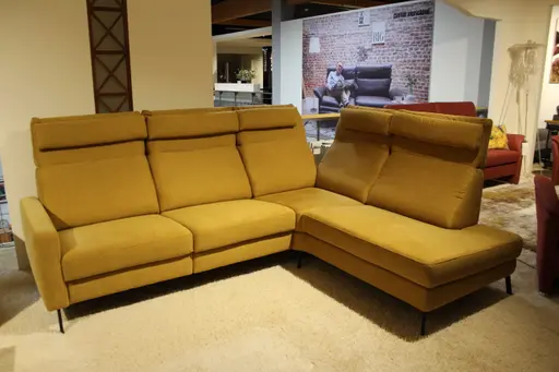 Golbal Polstergarnitur Valera Stoff Simply Clean Curcuma 257 x 205 cm