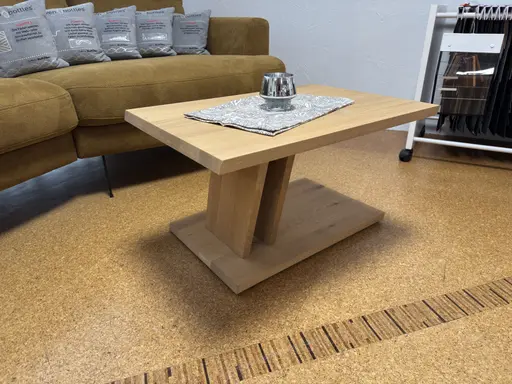 Couchtisch METTE Wildeiche massiv 70x54cm