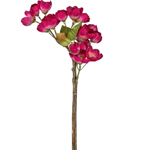 Apfelblütenzweig Pink künstlicher Deko Zweig