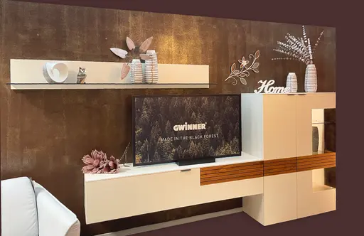 Wohnwand, B/H/T 285/145/42 cm