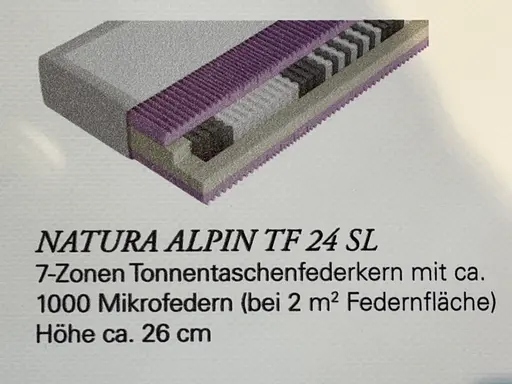 Boxspringbett NATURA ALPIN LUXE