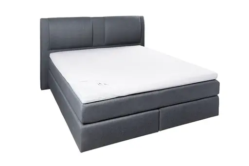 Topper-Spannbetttuch, Elastan, 100x200cm, weiß