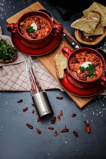 AdHoc Chilischneider PEPE Edelstahl-Acryl