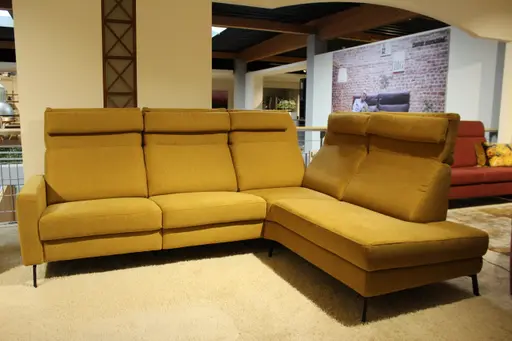 Golbal Polstergarnitur Valera Stoff Simply Clean Curcuma 257 x 205 cm