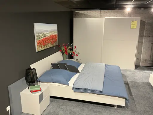 Schlafzimmer Contur 0500 Weiß matt Komplett Set